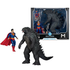 [Pre-Order] McFarlane Toys - DC Multiverse Superman vs. Godzilla Megafig Justice League vs. Godzilla vs. Kong Action Figure 2-Pack