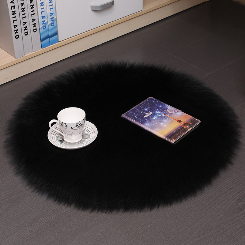 Plush Carpet Floor Mats Household Floor Mats - Wool Round Bedroom Carpets