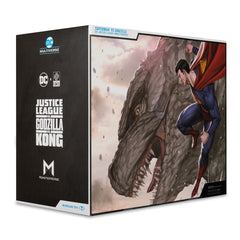 [Pre-Order] McFarlane Toys - DC Multiverse Superman vs. Godzilla Megafig Justice League vs. Godzilla vs. Kong Action Figure 2-Pack