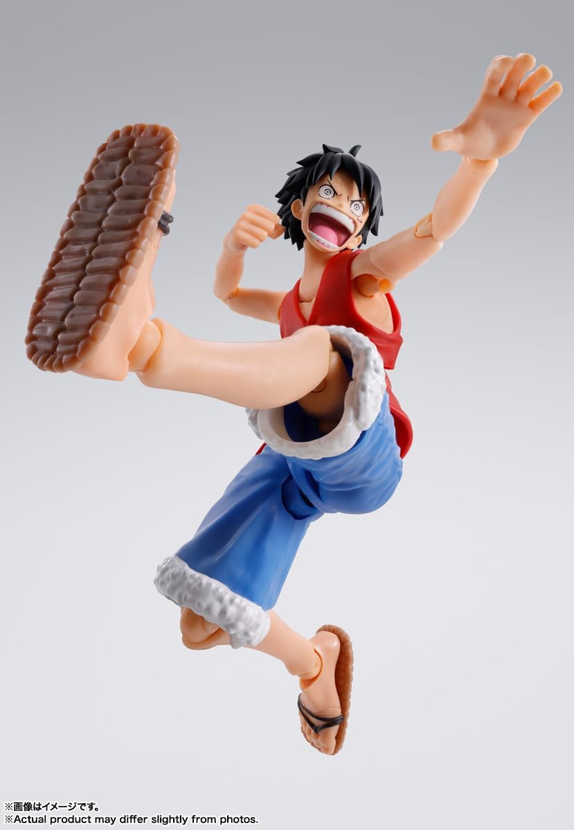 TAMASHII NATIONS - One Piece - Monkey D. Luffy -Romance Dawn-, Bandai Spirits S.H.Figuarts Action Figure