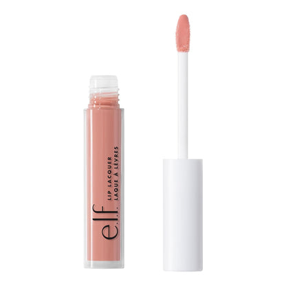 e.l.f. Lip Lacquer, Nourishing, Non-Sticky Ultra-Shine Lip Gloss With Sheer Color, Infused With Vitamins A & E, Vegan & Cruelty-Free