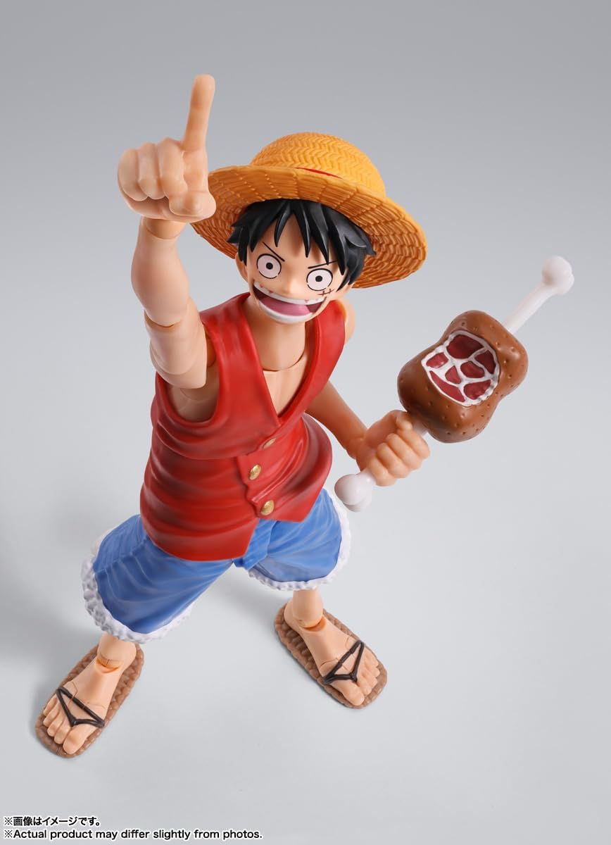 TAMASHII NATIONS - One Piece - Monkey D. Luffy -Romance Dawn-, Bandai Spirits S.H.Figuarts Action Figure