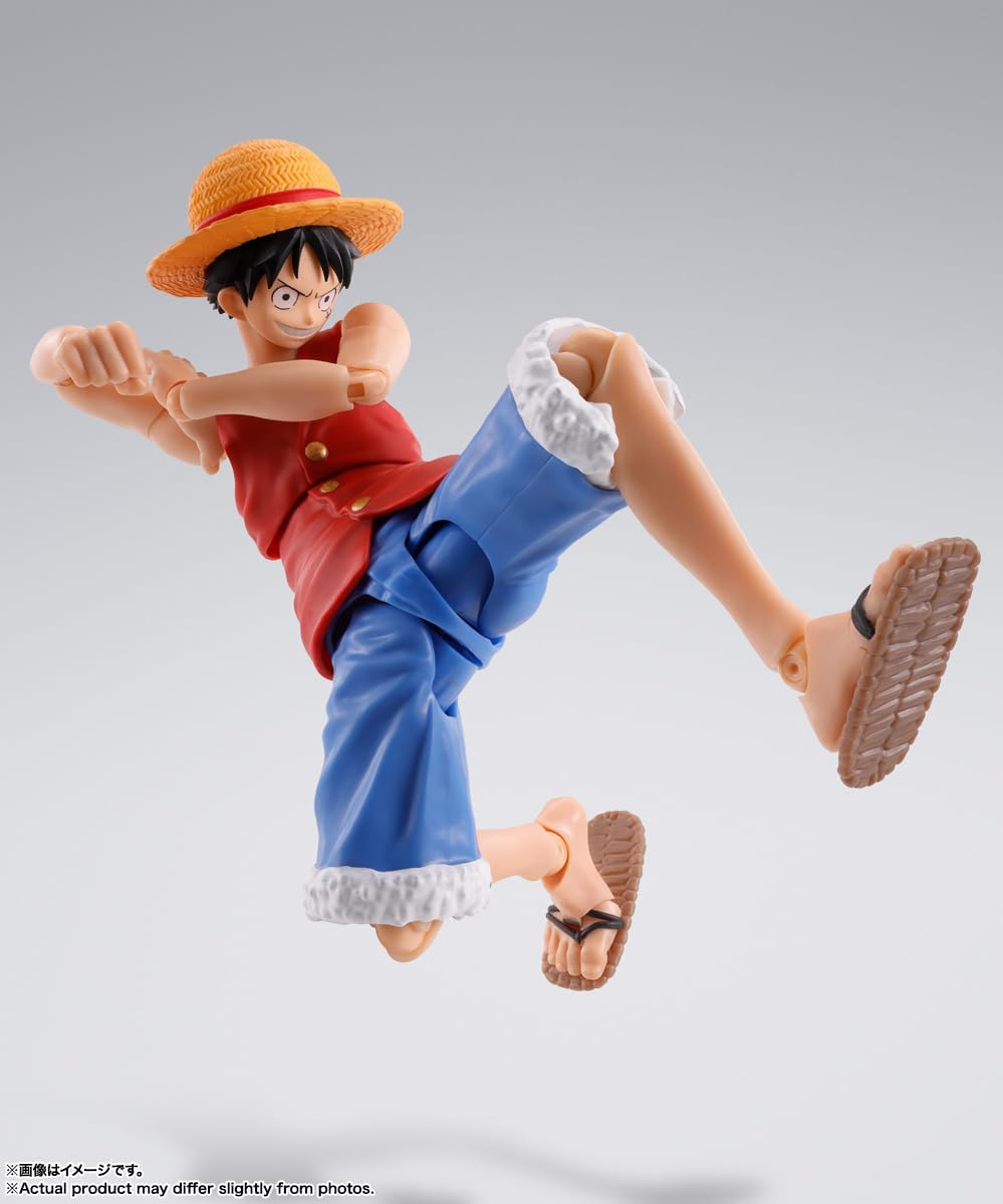 TAMASHII NATIONS - One Piece - Monkey D. Luffy -Romance Dawn-, Bandai Spirits S.H.Figuarts Action Figure
