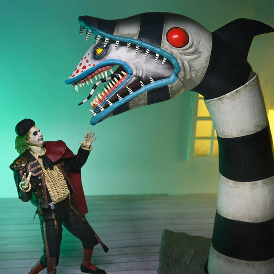 [Pre-Order] Beetlejuice: Beetlejuice - Ultimate Matador Beetlejuice & Sandworm 7" Scale Action Figure 2-Pack