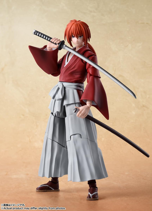 TAMASHII NATIONS - Rurouni Kenshin: Meiji Swordsman Romantic Story Kenshin Himura S.H.Figuarts Action Figure