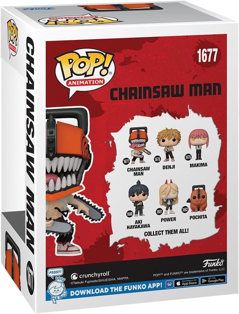 Funko Pop! Animation: Chainsaw Man - Chainsaw Man with Chase