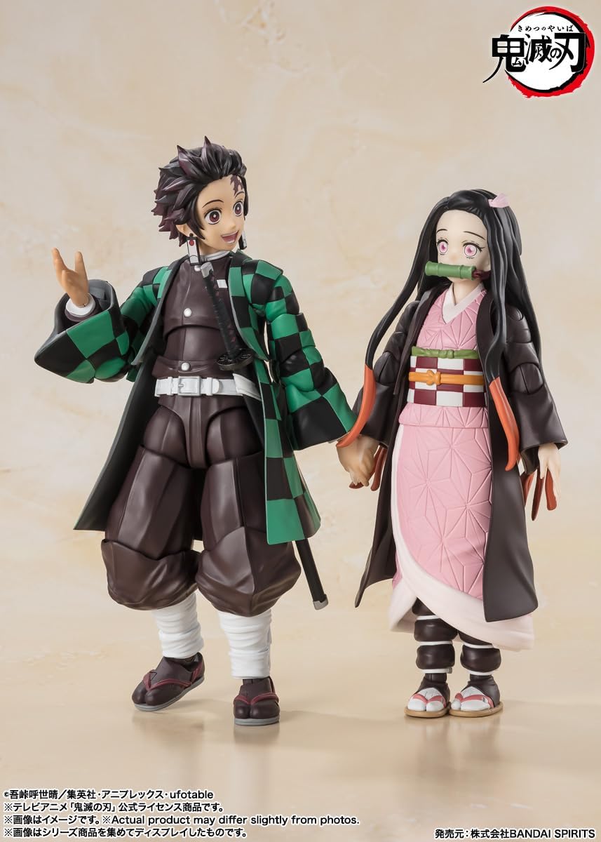 TAMASHII NATIONS - Demon Slayer: Kimetsu No Yaiba Tanjiro Kamado S.H.Figuarts Action Figure
