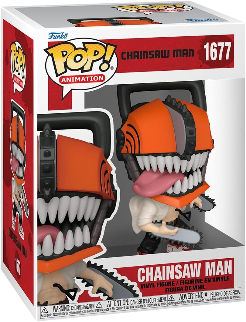 Funko Pop! Animation: Chainsaw Man - Chainsaw Man with Chase