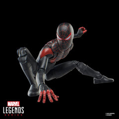 Marvel Legends Series Ultimate Miles Morales, Spider-Man Comics-Inspired Collectible 6-Inch Scale Action Figure with Character-Sized Comic Accessory