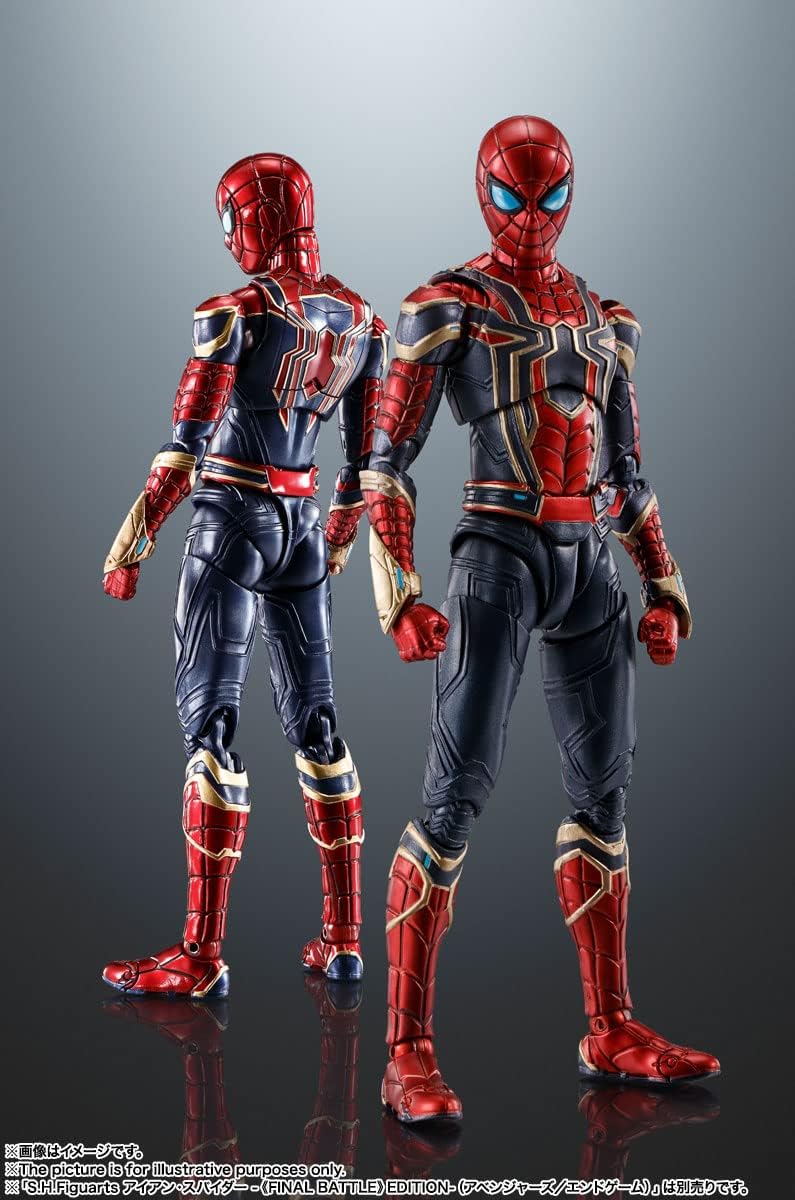 TAMASHII NATIONS - Spider-Man: Spider-Man: No Way Home - Iron Spider (Reissue), Bandai Spirits S.H.Figuarts Action Figure
