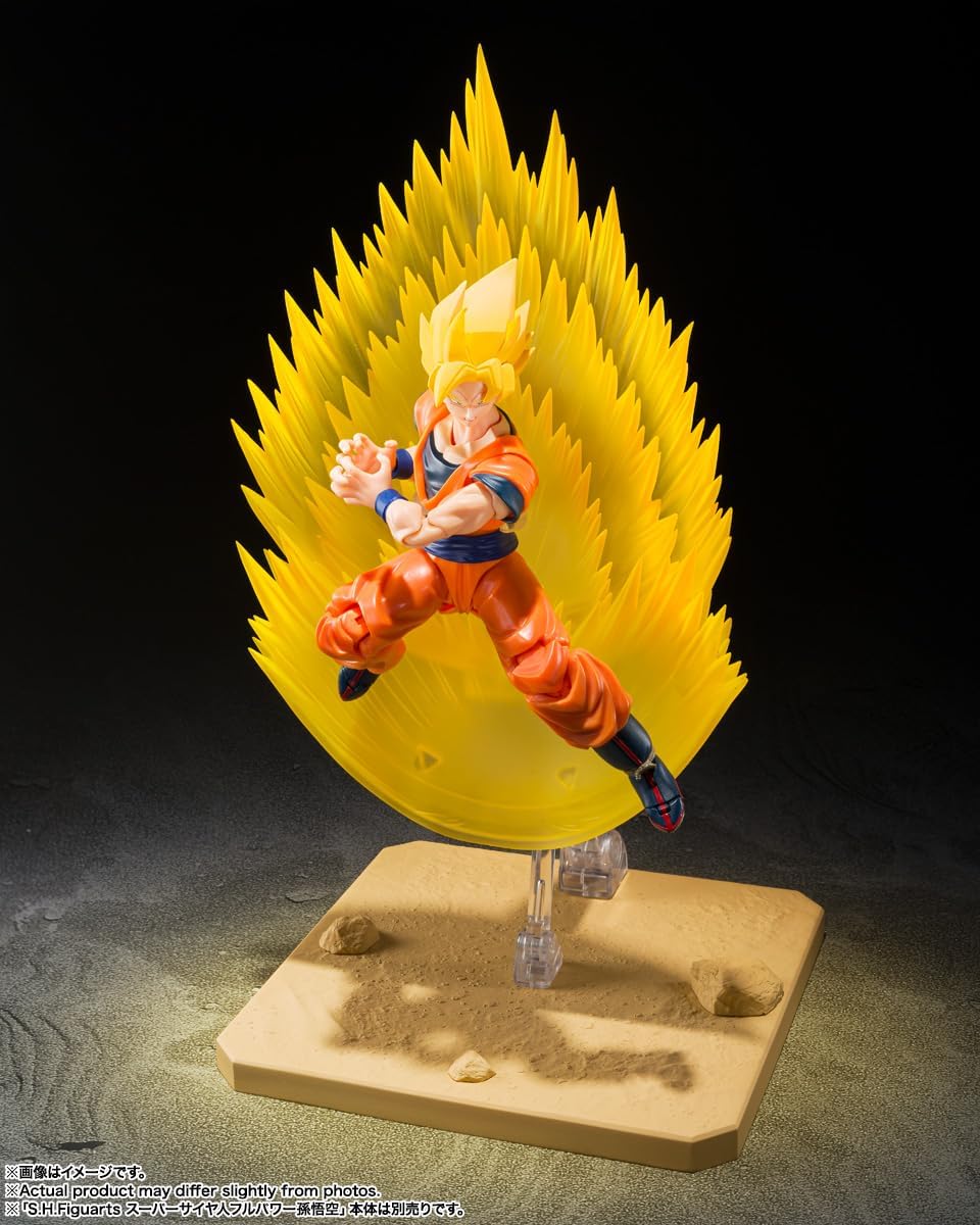 TAMASHII NATIONS - Dragon Ball Z - Super Saiyan Son Goku's Effect Parts Set - Teleport Kamehameha -, Bandai Spirits S.H.Figuarts Action Figure