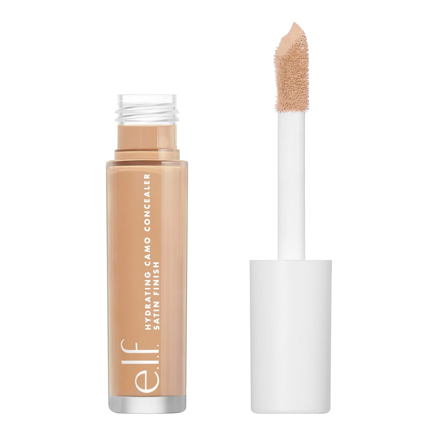 e.l.f. Hydrating Camo Concealer, Lightweight, Full Coverage, Long Lasting, Conceals, Corrects, Covers, Hydrates, Highlights, Satin Finish, 25 Shades, All-Day Wear, 0.20 Fl Oz