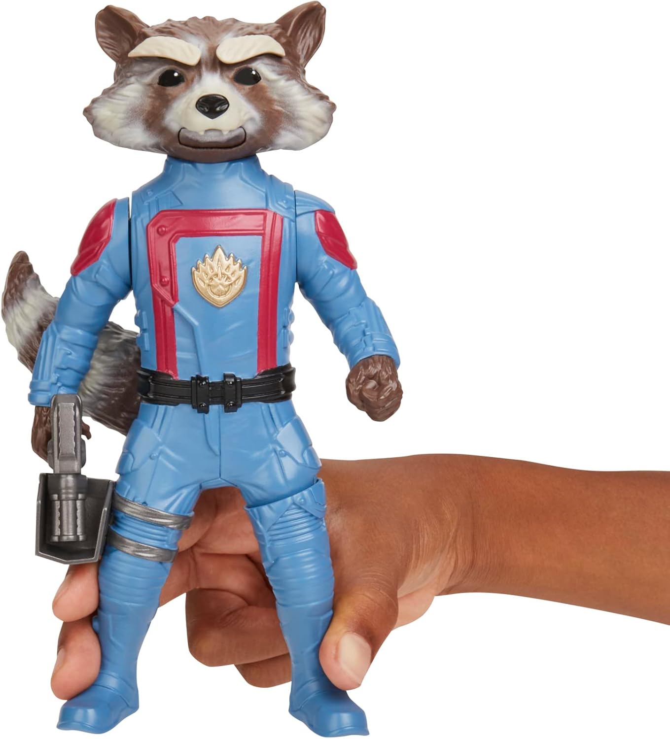 Marvel Studios’ Guardians of The Galaxy Vol. 3 Rocket Action Figure, Super Hero Toys for Kids Ages 4 and Up, 8-Inch-Scale Action Figure