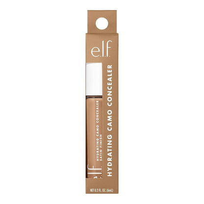 e.l.f. Hydrating Camo Concealer, Lightweight, Full Coverage, Long Lasting, Conceals, Corrects, Covers, Hydrates, Highlights, Satin Finish, 25 Shades, All-Day Wear, 0.20 Fl Oz