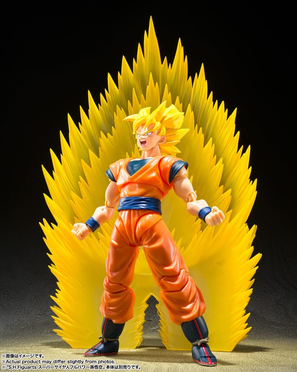 TAMASHII NATIONS - Dragon Ball Z - Super Saiyan Son Goku's Effect Parts Set - Teleport Kamehameha -, Bandai Spirits S.H.Figuarts Action Figure