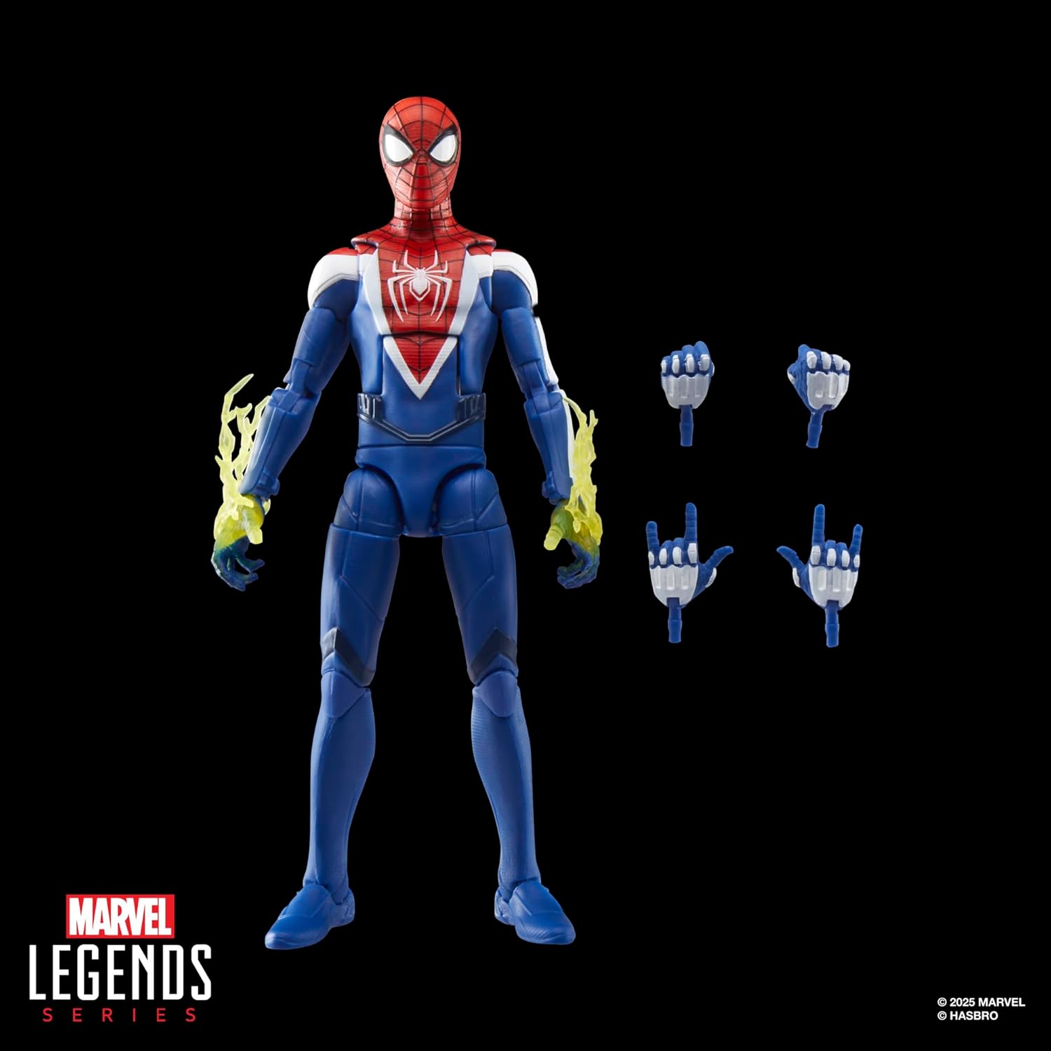 Spider-Man Marvel Legends Series Gamerverse Miles Morales Upgraded Suit Style, 2 Video Game-Inspired Collectible 6 Inch Action Figure