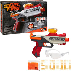 Nerf Pro Gelfire Legion Spring Action Blaster, 5000 Rounds, 130 Hopper, Protective Eyewear, Slam Fire, Ages 14 & Up