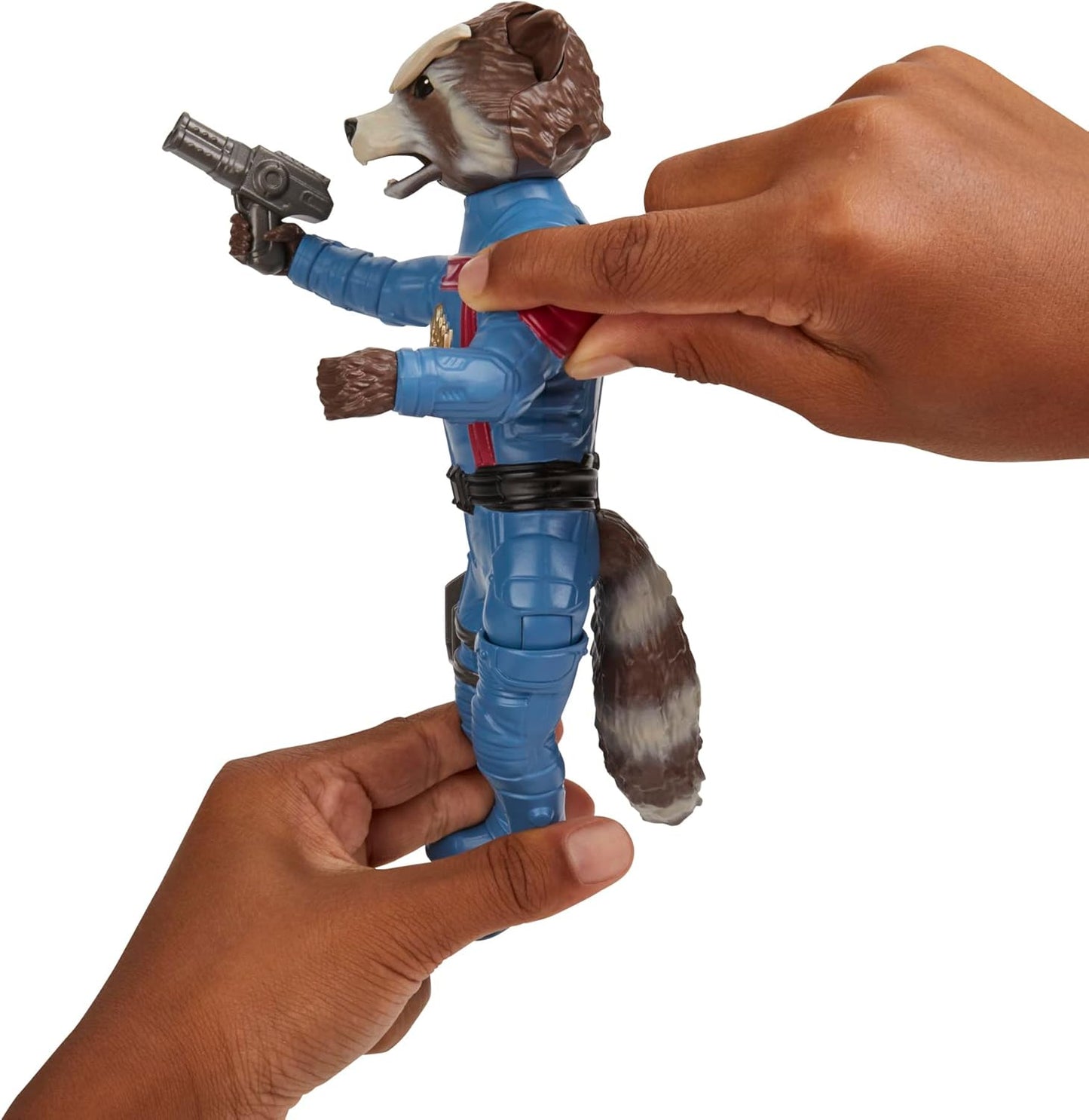 Marvel Studios’ Guardians of The Galaxy Vol. 3 Rocket Action Figure, Super Hero Toys for Kids Ages 4 and Up, 8-Inch-Scale Action Figure