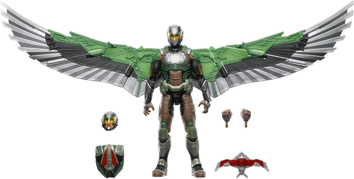 Marvel Legends Series Falcon, Captain America: Brave New World Collectible Deluxe 6 Inch Action Figure