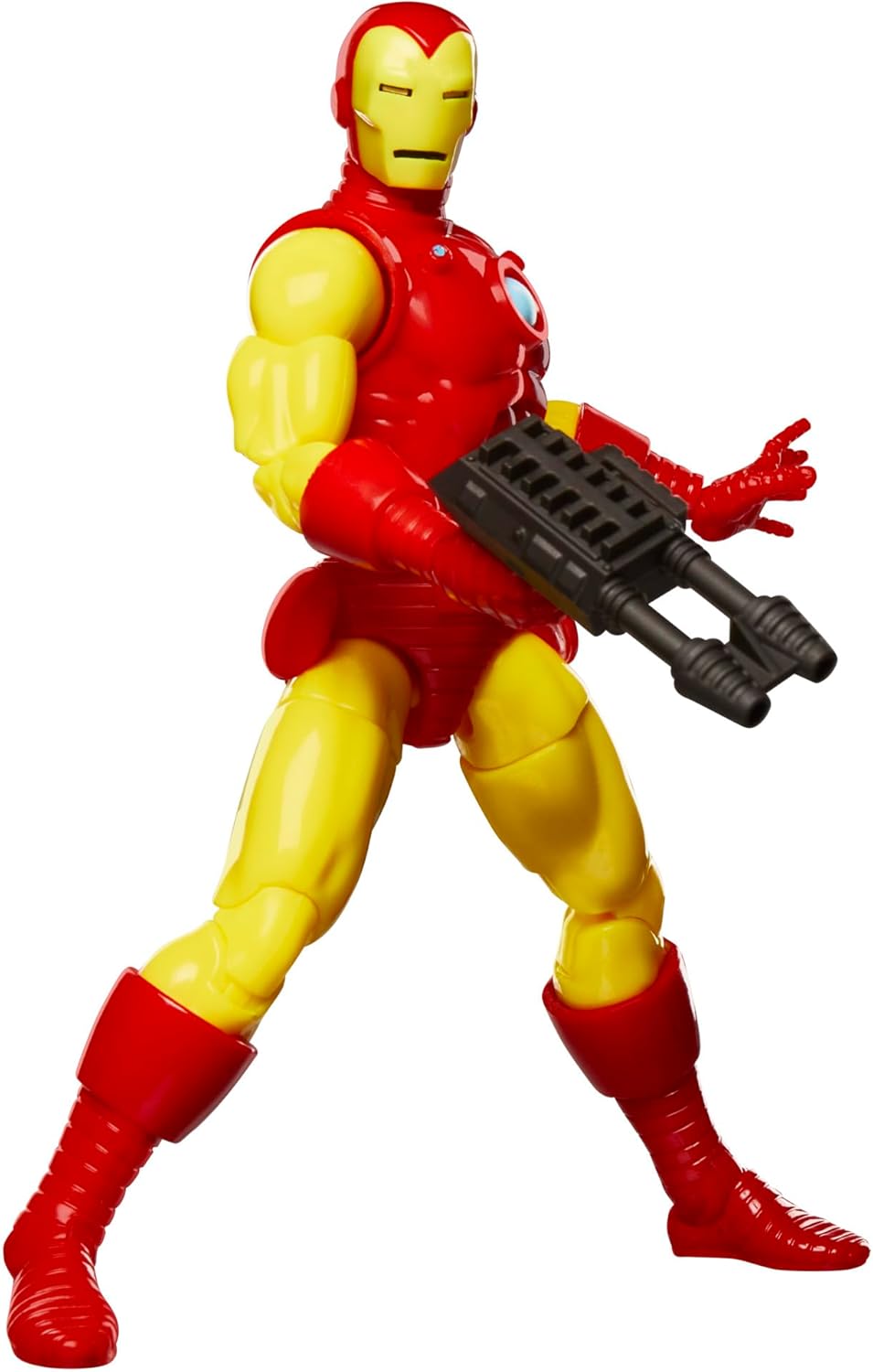 Marvel Legends Series Iron Man, Avengers Retro Comics Secret Wars Collectible 6 Inch Action Figure with Shield