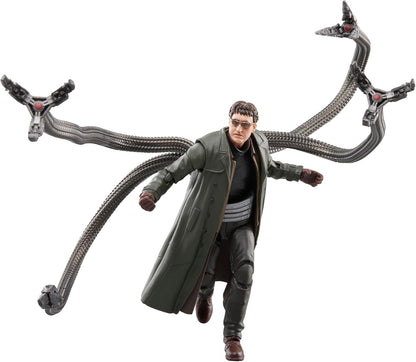 Marvel Legends Series Doc Ock, Spider-Man: No Way Home Collectible, Deluxe 6-Inch Action Figure, 4 Accessories, Ages 4 and Up