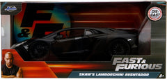 Jada Toys - Fast & Furious Shaw's Lamborghini Aventador SV – Die-cast Car
