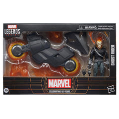 Marvel Legends Series Ghost Rider (Danny Ketch) with Motorcycle, 85th Anniversary Comics Collectible 6-Inch Action Figure