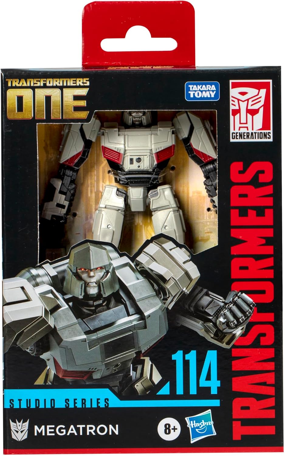 Transformers Toys Studio Series Deluxe One 114 Megatron, 4.5-inch Converting Action Figure, 8+