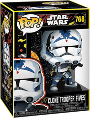 Funko Pop! Star Wars: Clone Wars - Clone Trooper Fives (Retro)