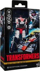 Transformers Age of The Primes Deluxe Class Decepticon Crasher, 5.5-inch Converting Action Figure, Robot Toys for Ages 8+