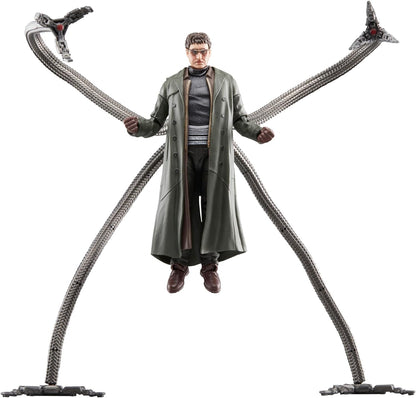 Marvel Legends Series Doc Ock, Spider-Man: No Way Home Collectible, Deluxe 6-Inch Action Figure, 4 Accessories, Ages 4 and Up