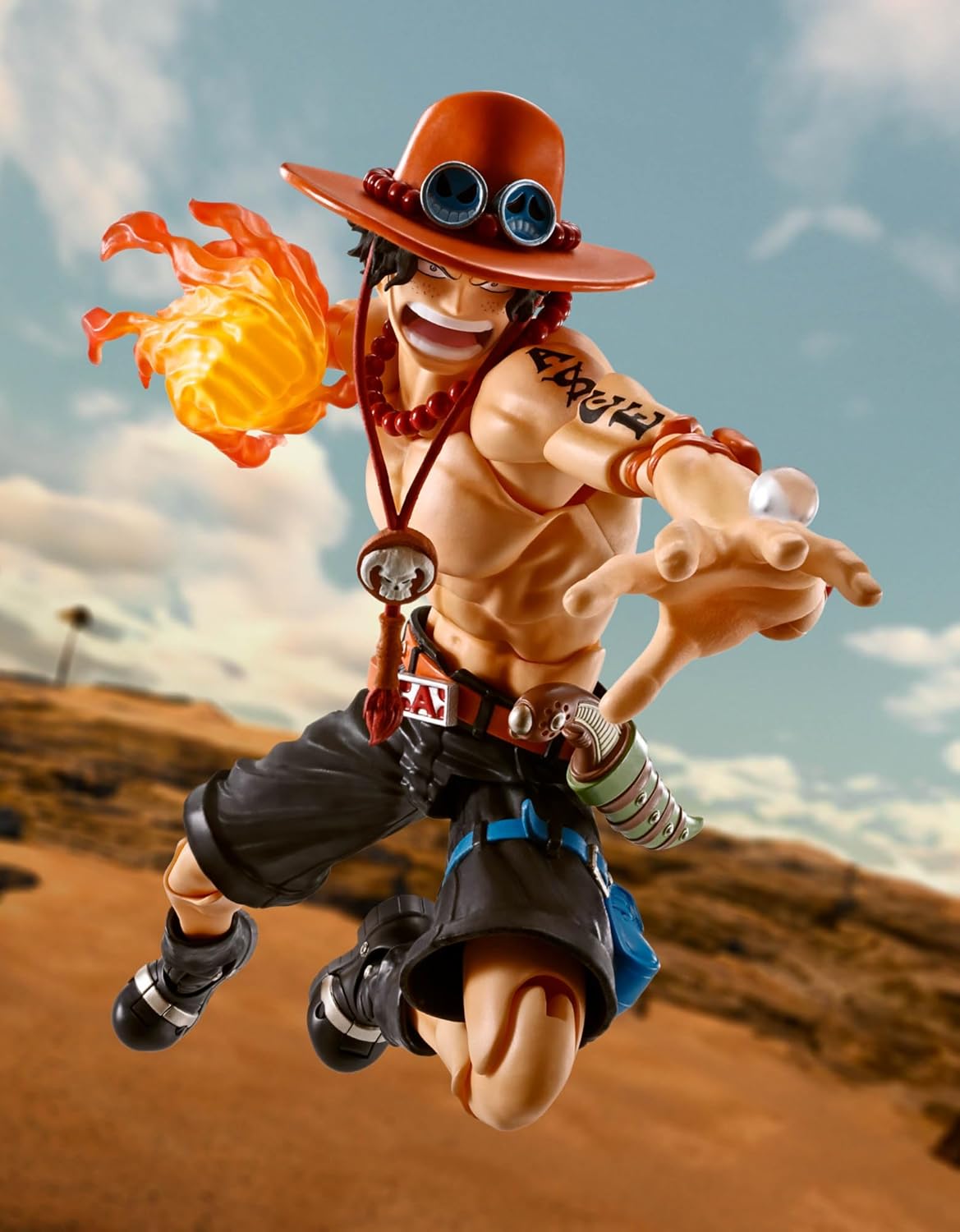 TAMASHII NATIONS - One Piece - Portgas D. Ace -Fire Fist-, Bandai Spirits S.H.Figuarts Action Figure
