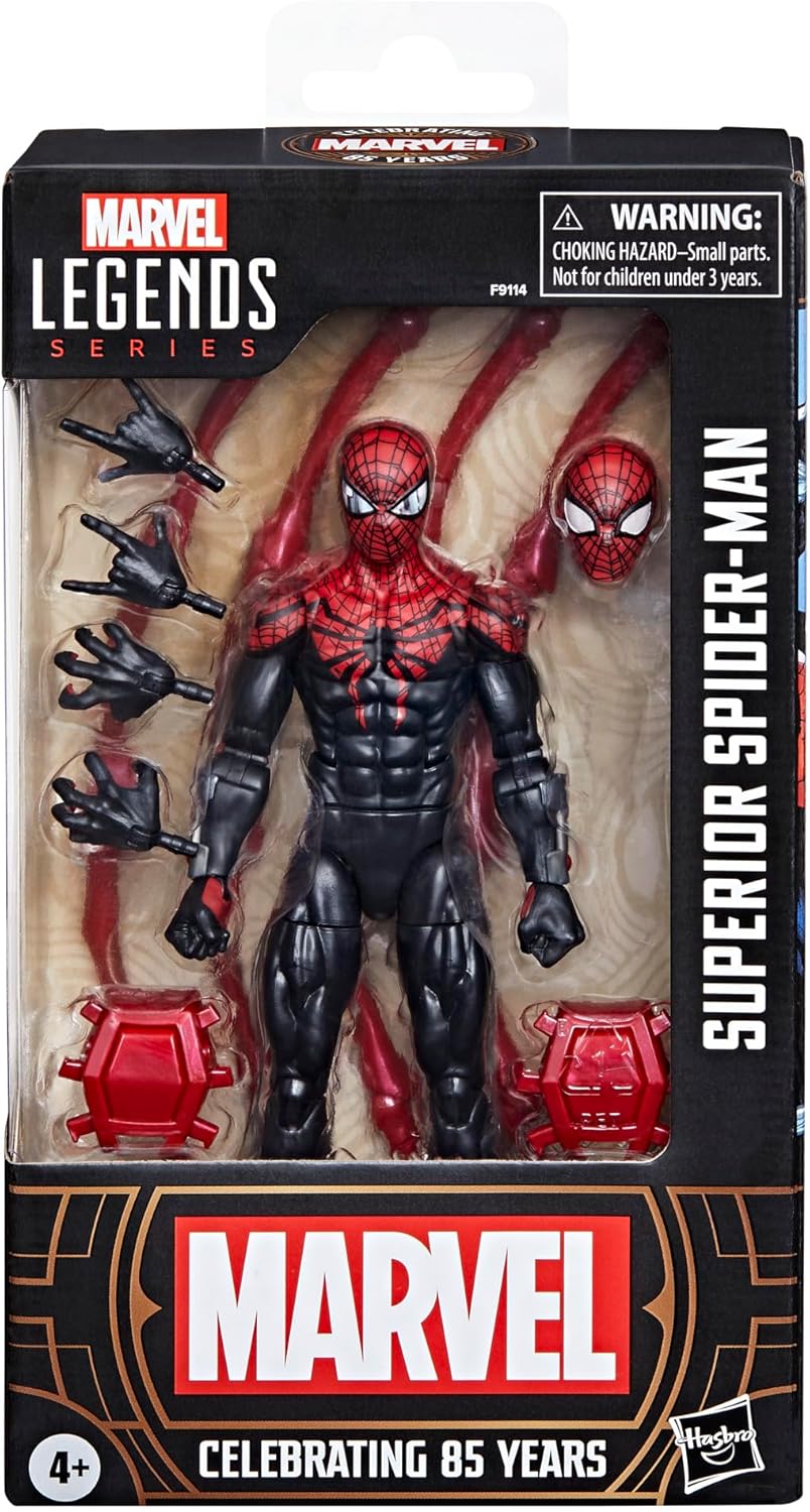 Marvel Legends Series Superior Spider-Man, 85th Anniversary Comics Collectible 6-Inch Action Figure