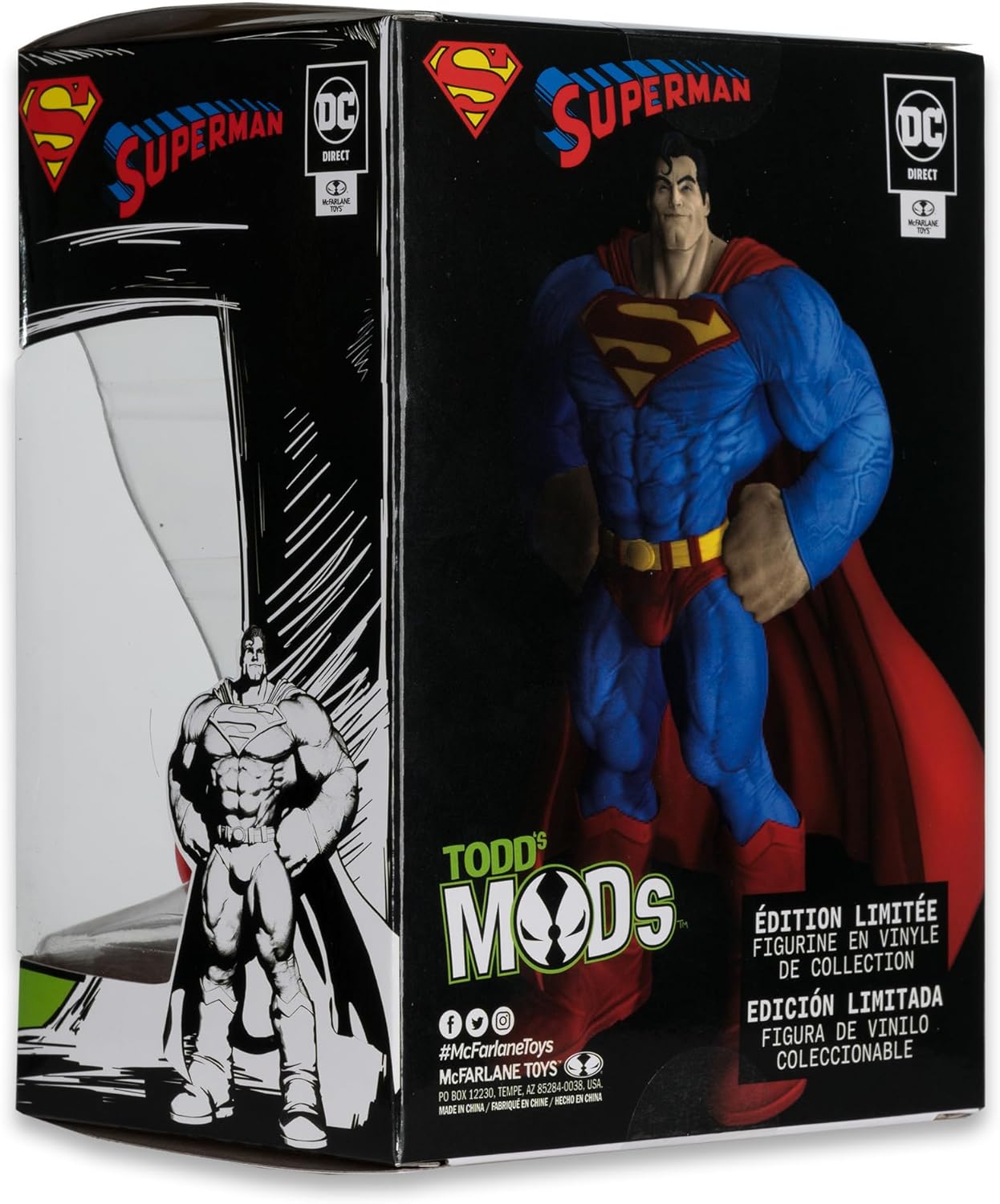 [Pre-Order] McFarlane Toys - DC Direct Superman Limited Edition (Todd's Mods) 4.5in Scale Posed Figure