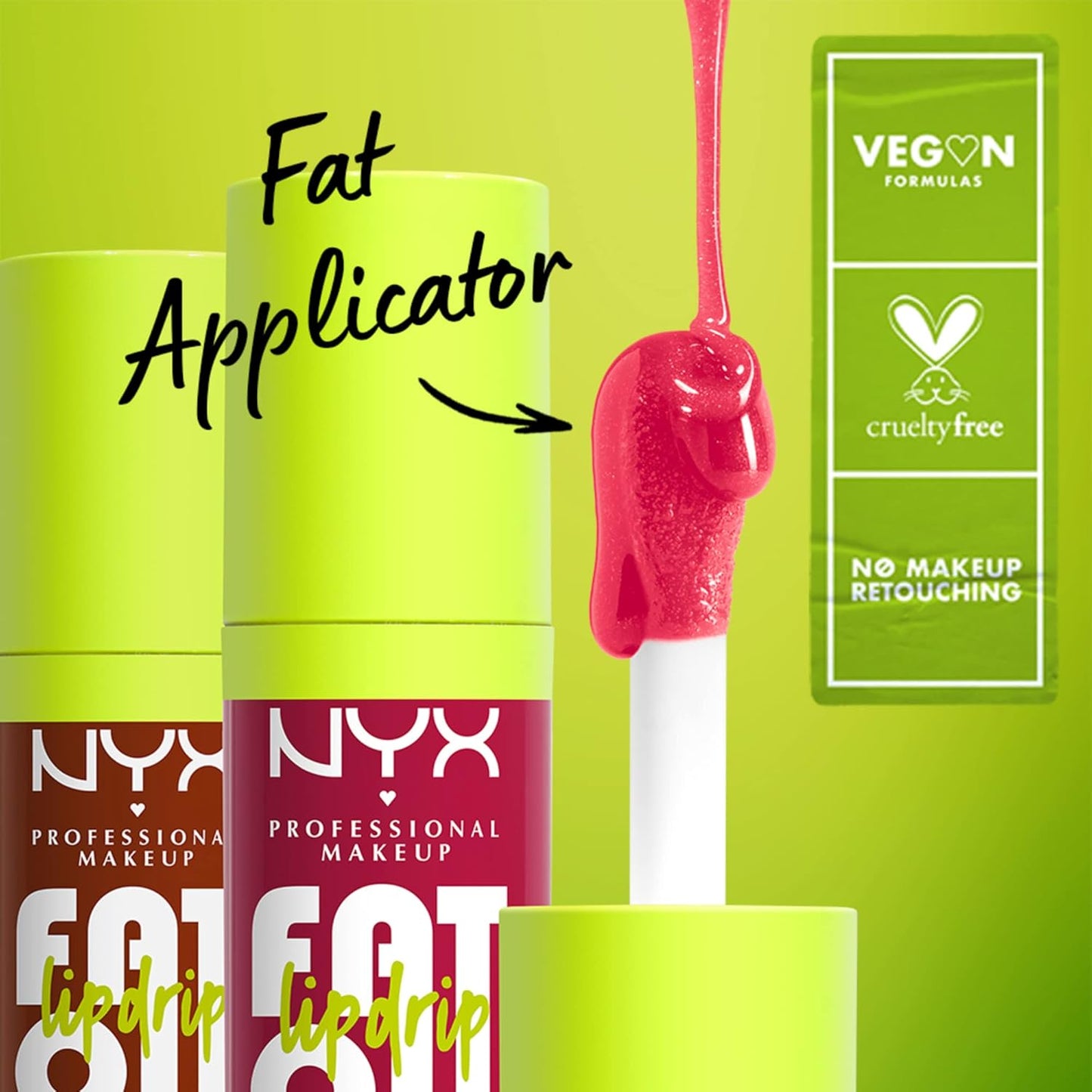 NYX PROFESSIONAL MAKEUP Fat Oil Lip Drip, Moisturizing, Shiny and Vegan Tinted Lip Gloss