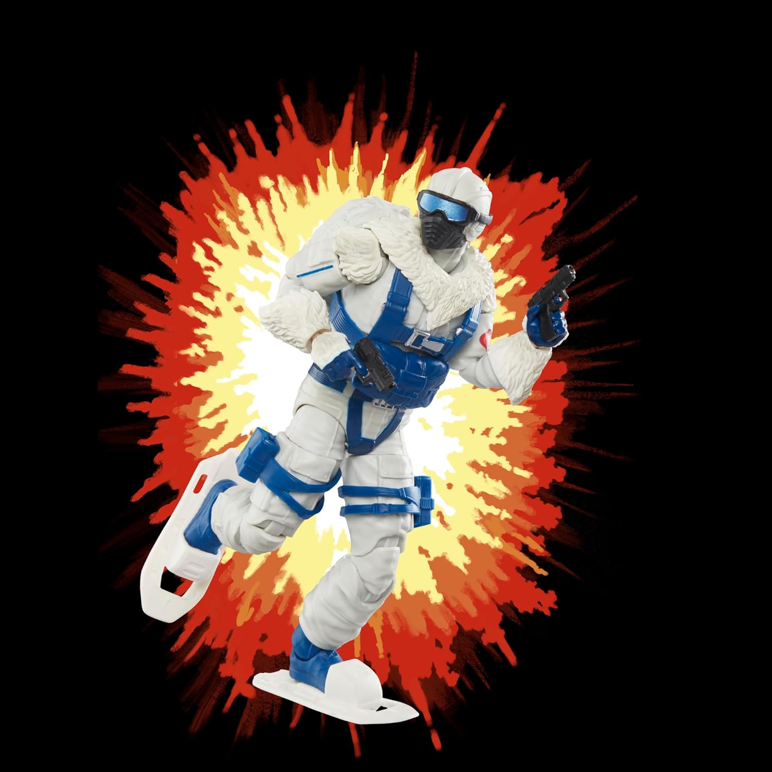 G.I. Joe Classified Series Retro Cardback Snow Serpent, Collectible 6-Inch Action Figure with 8 Accessories