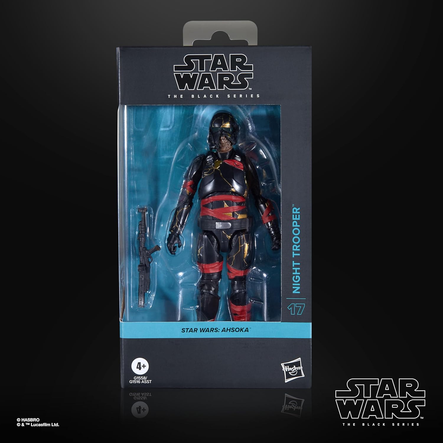 Star Wars The Black Series Night Trooper, Ahsoka Premium Action Figure