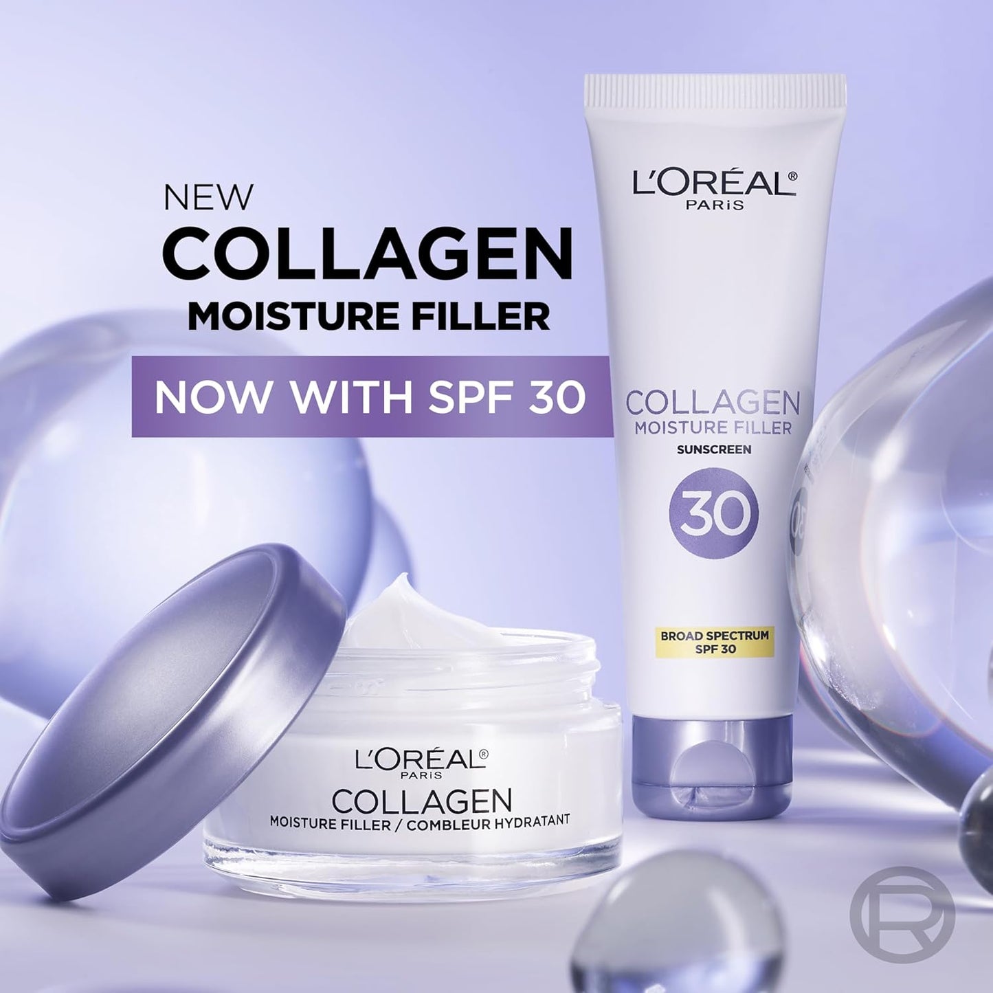 L'Oreal Paris Collagen Daily Face Moisturizer, Reduce Wrinkles, Face Cream 3.4 oz