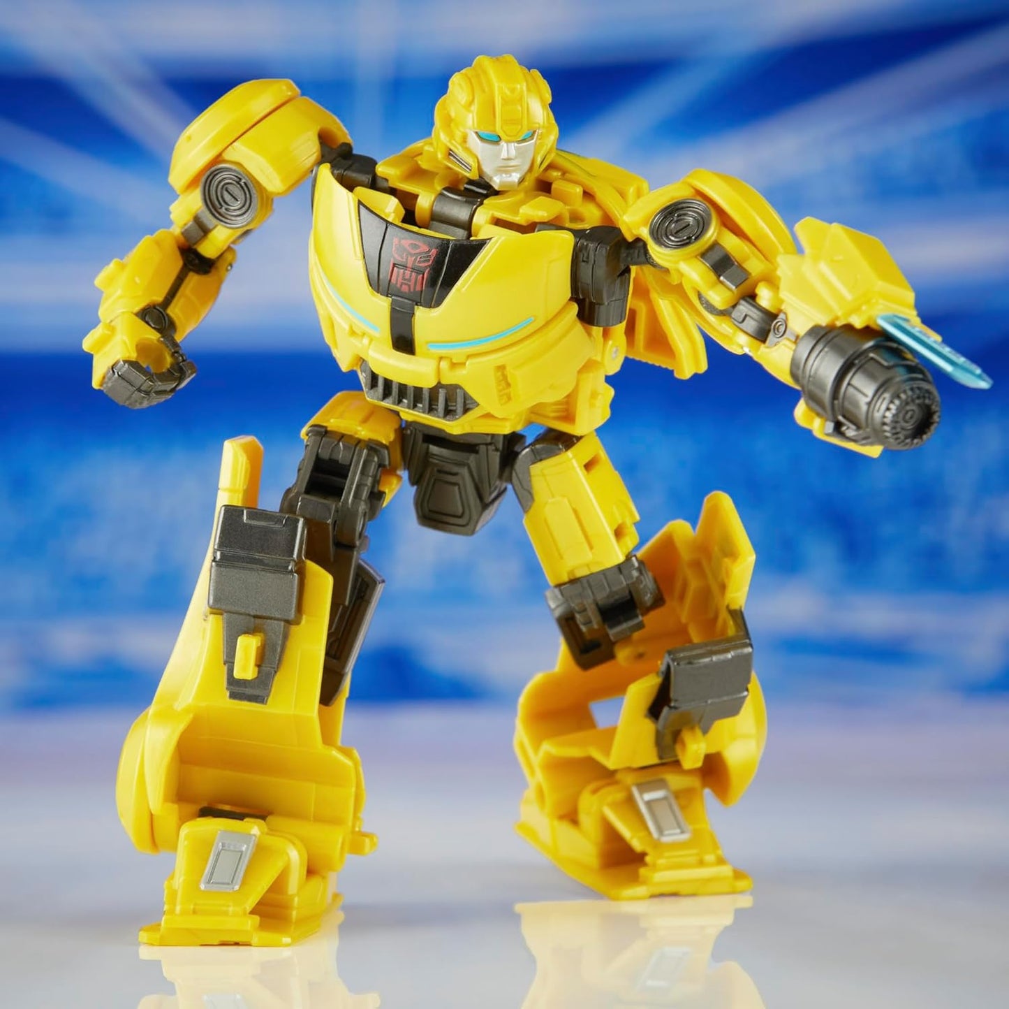 Transformers: One Prime Changer Bumblebee (B-127) 5-Inch Robot Action Figure, Interactive Toys for Boys and Girls Ages 6 and Up