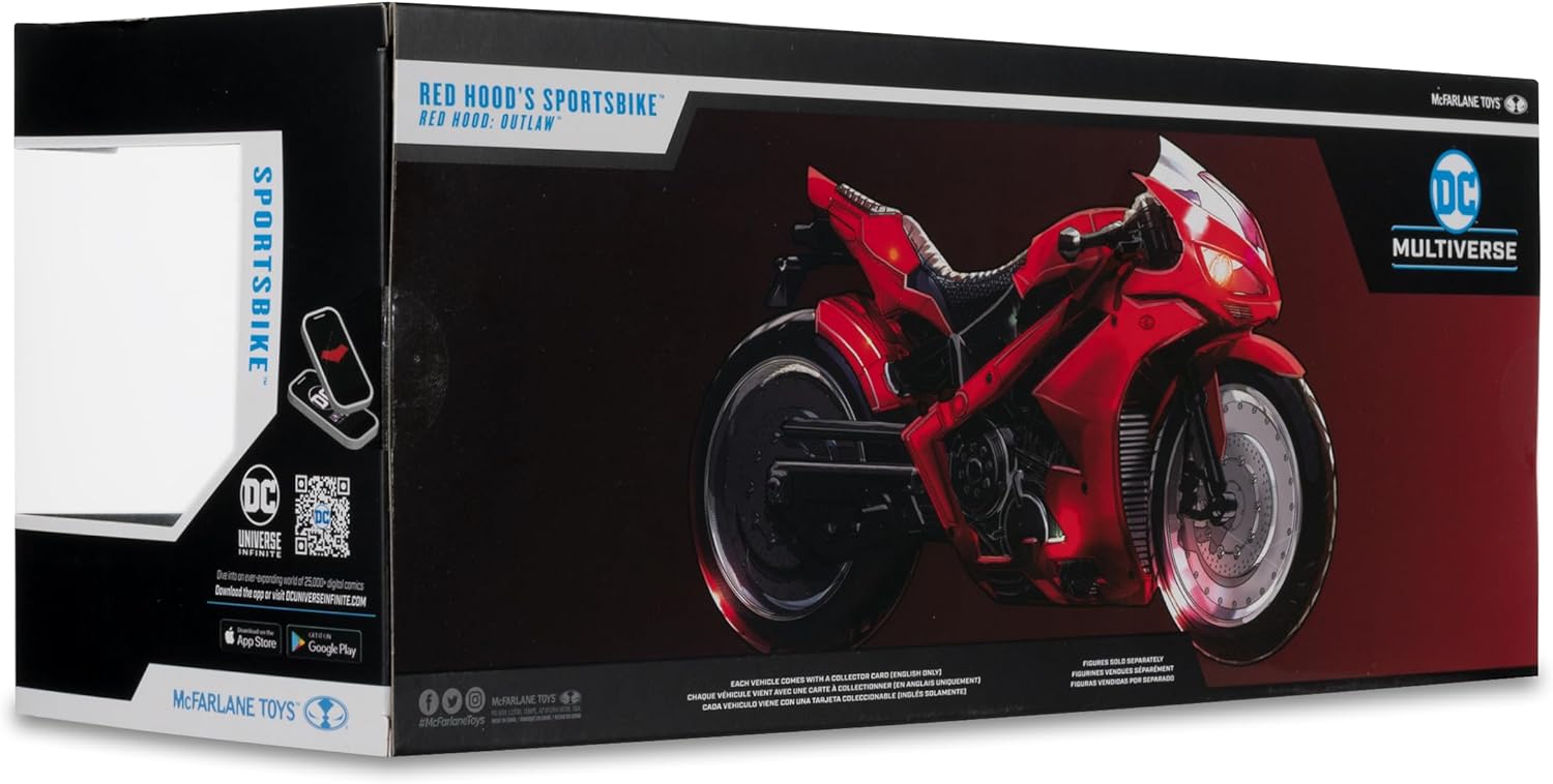 McFarlane Toys - DC Multiverse Red Hood's Sportsbike (Red Hood: Outlaw) Vehicle