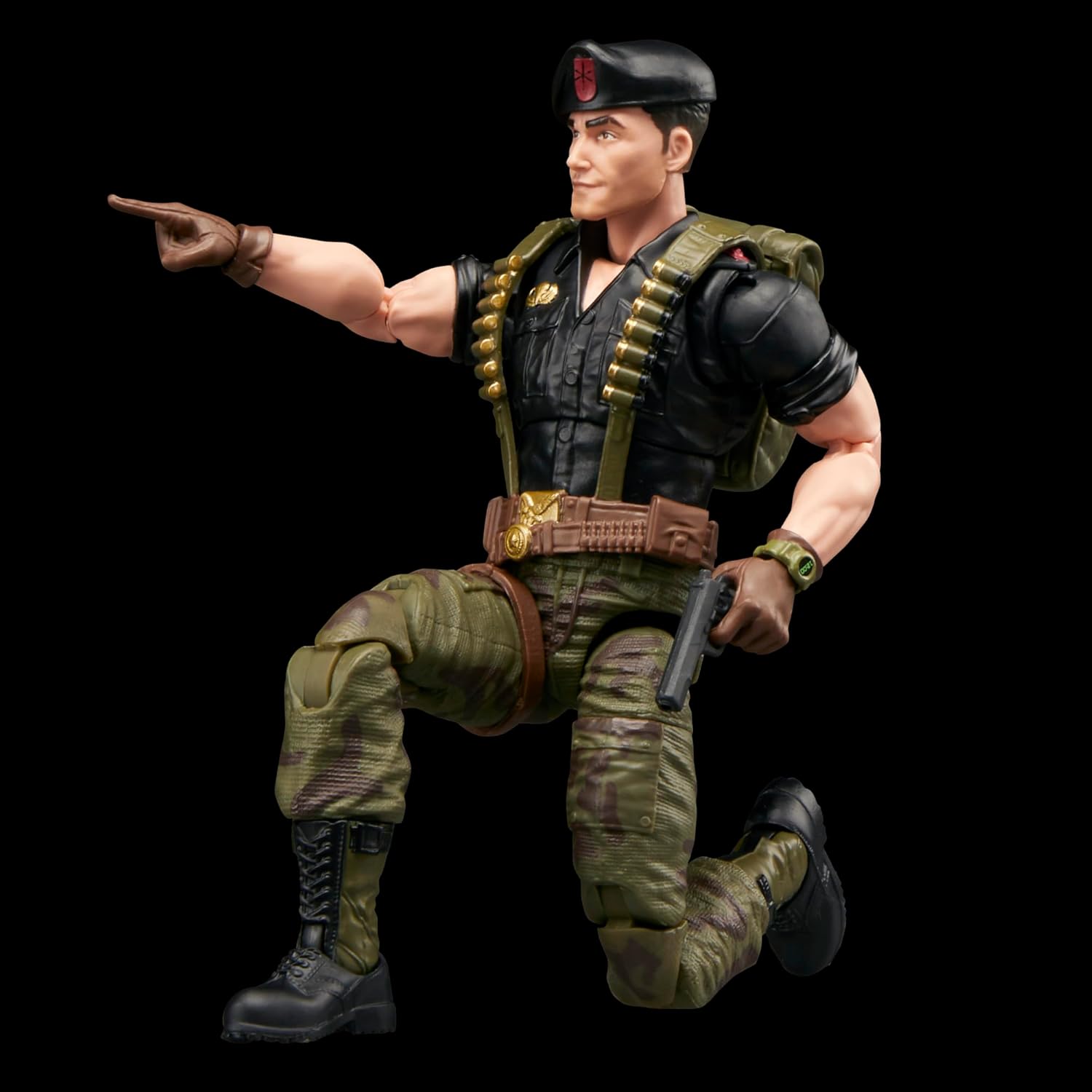 G.I. Joe Classified Series Retro Cardback Flint, Collectible 6 Inch Action Figure with 9 Accessories