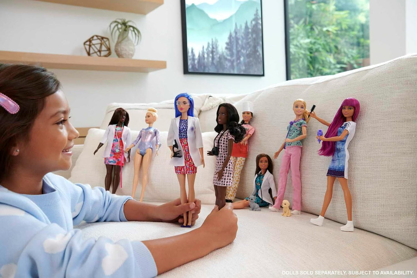 Barbie Careers Fashion Doll & Accessory, Nurse Wearing Print Top, Pink Pants & White Shoes with Stethoscope