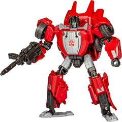 Transformers Toys Studio Series Deluxe War for Cybertron 07 Gamer Edition Sideswipe, 4.5-inch Converting Action Figure