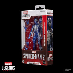 Spider-Man Marvel Legends Series Gamerverse Peter Parker Anti-Venom Suit Style, 2 Video Game-Inspired Collectible 6 Inch Action Figure
