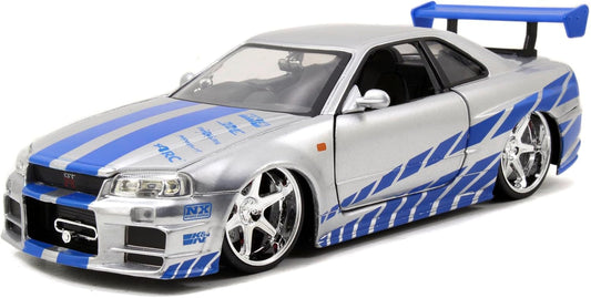 Jada Toys - Fast & Furious Brian’s 2002 Nissan Skyline R34 Die-cast Car