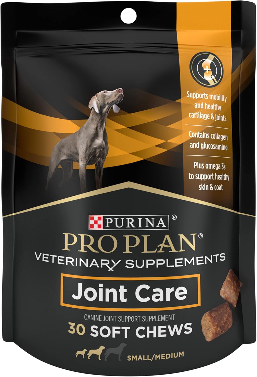 Purina Pro Plan Veterinary Joint Care Joint Supplement for Small Breed Dogs Hip and Joint Supplement - 30 Count (Pack of 1)