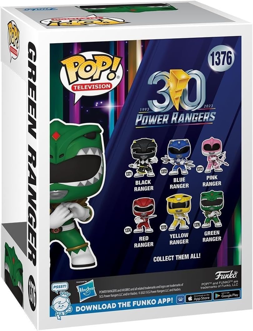 Funko POP! TV: Mighty Morphin Power Rangers 30th Anniversary - Green Ranger