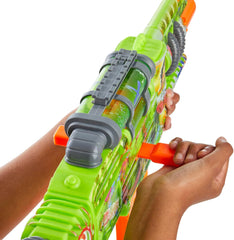 Nerf Zombie Corrupter Dart Blaster, 22 Nerf Elite Darts, 18 Dart Clip, Dart Storage, Bolt Action, Outdoor Games, Ages 8+