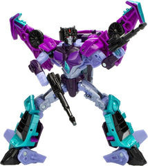 Transformers Legacy United Deluxe Class Cyberverse Universe Slipstream, 5.5-inch Converting Action Figure, 8+