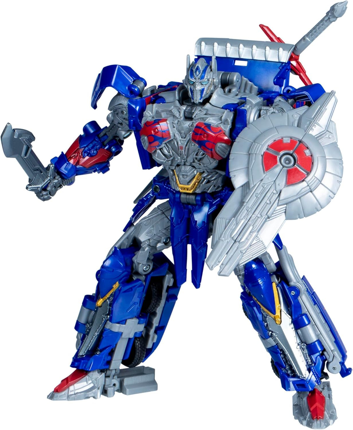 Transformers Toys Studio Series Leader Class Age of Extinction Optimus Prime, 8.5-inch Converting Action Figure